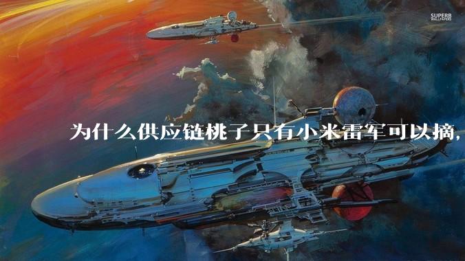 为什么供应链桃子只有小米雷军可以摘，其他人只能干瞪眼？